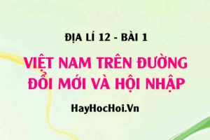 Việt Nam trên đường đổi mới và hội nhập: Bối cảnh, Diễn biến và Một số định hướng chính - Địa lí 12 bài 1